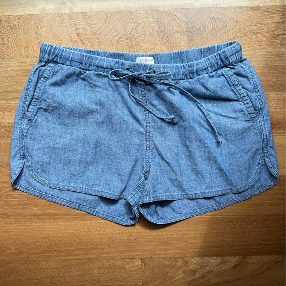 J. Crew Chambray Drawstring Short